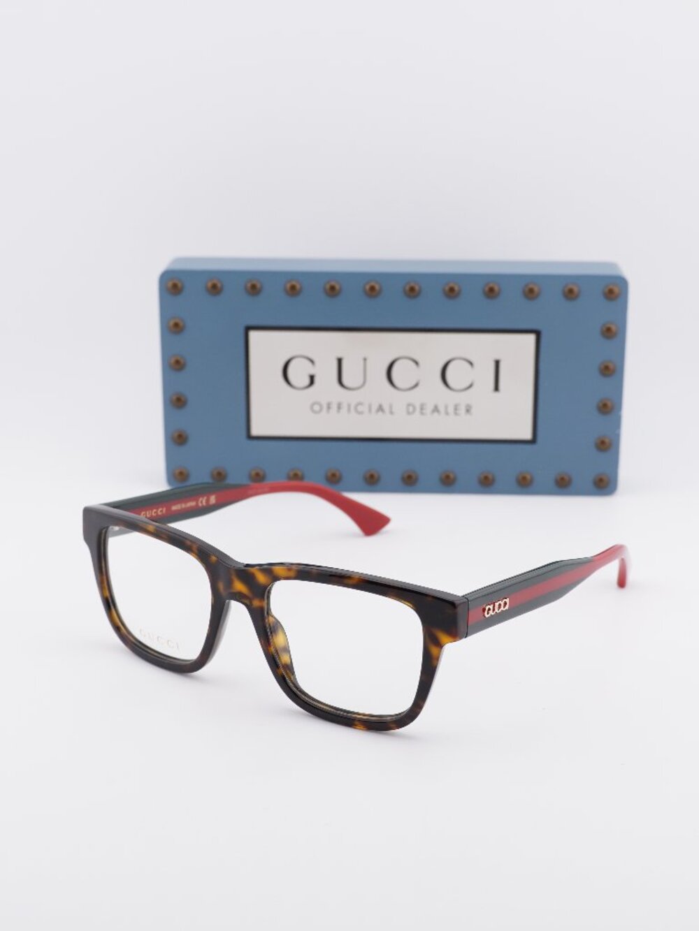 Gucci GG1870O 002 Square Eyeglasses 53mm - Havana